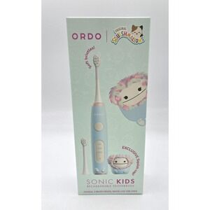 Ordo Squishmallows Sonic Kids Rechargeable Toothbrush - Zumirez Blue Bigfoot NEW